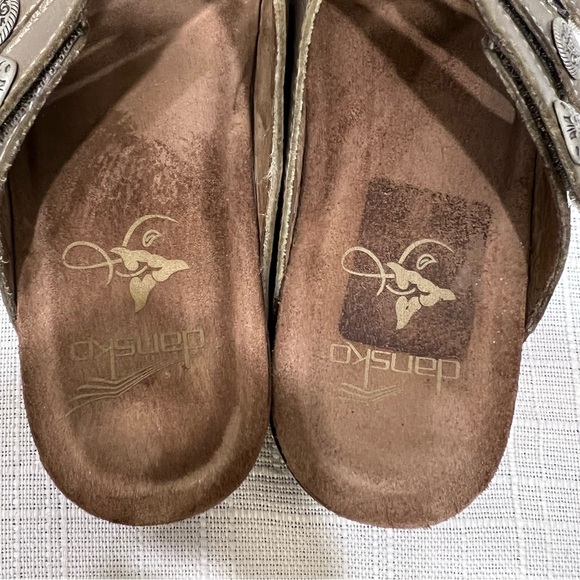 Dansko Janie Sandals Bronze Metallic Leather Women’s Comfort Shoes US Size 6 - Picture 5 of 8
